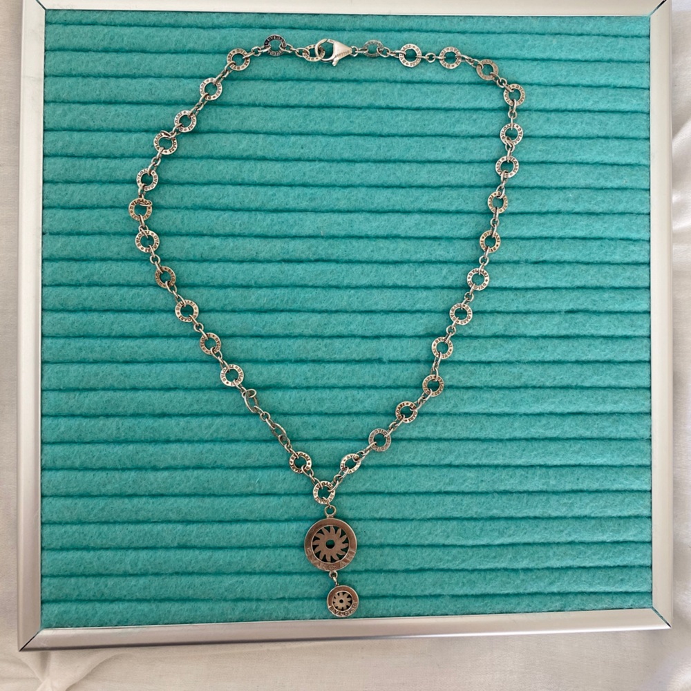 14k White gold necklace